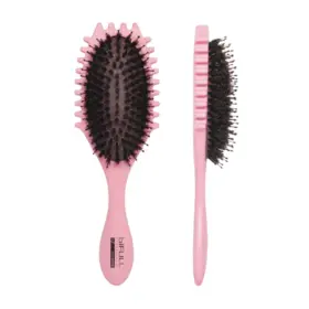 Bifull Cepillo Definición Rizos HULA Curly Method Rosa
